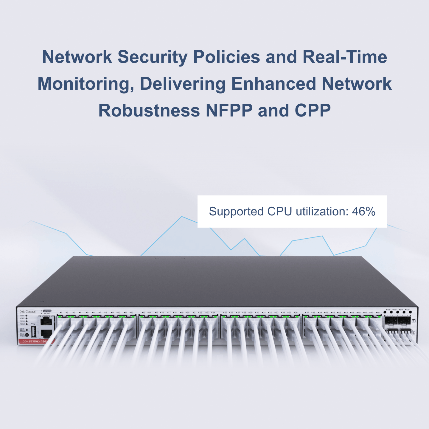 Switch PoE+ 48 puertos Data General S5310